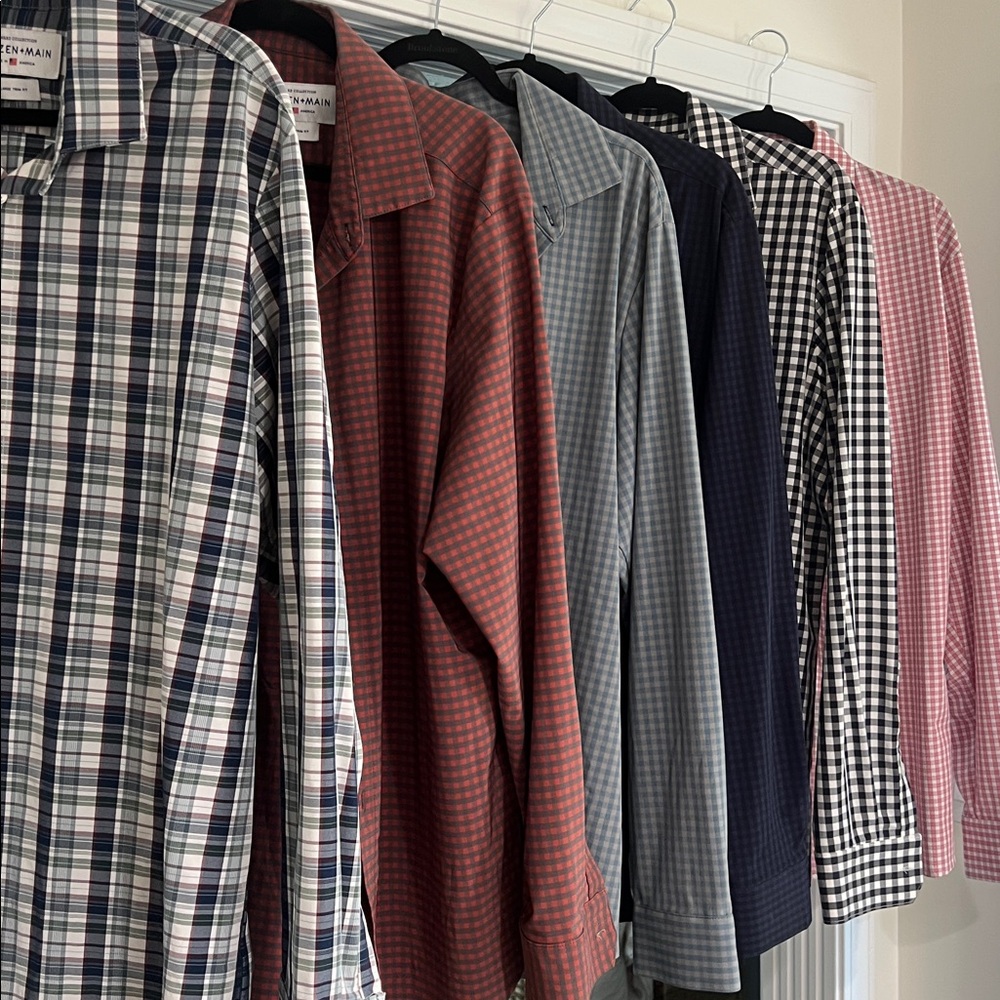 Mizzen+Main BUNDLE OF 6 Men’s XL Dress Shirts